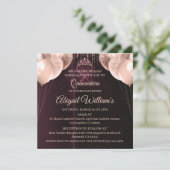 Personalized Quinceañera Invitation | Mis Quince A (Debout devant)