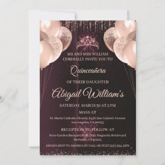 Personalized Quinceañera Invitation | Mis Quince A Kaart