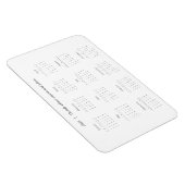 Personalized Quote 2026 Calendar Magent Magneet (Rechterzijde)