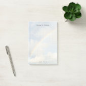 Personalized rainbow sky aesthetic dot Grid  Post-it® Notes (Kantoor)