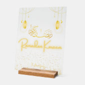 Personalized Ramadan Kareem Acrylic Home Decor Sig (Hoek)