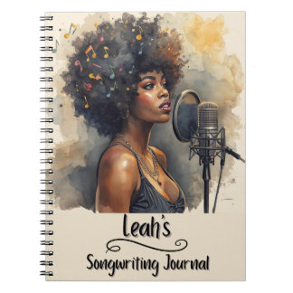 PERSONALIZED Rap Hip Hop Liedjes Schrijven Journal Notitieboek