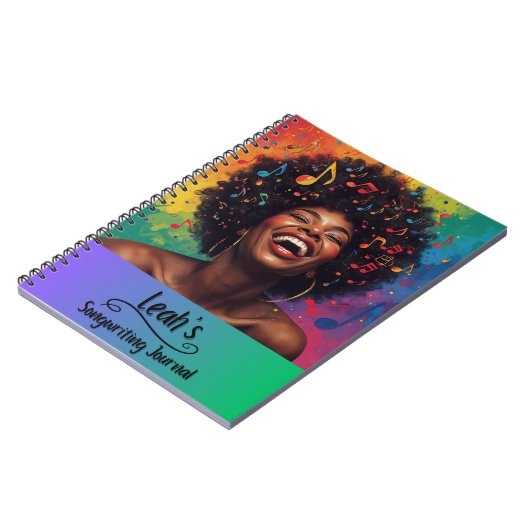 PERSONALIZED Rap Hip Hop Songwriting Journal (Côté gauche)