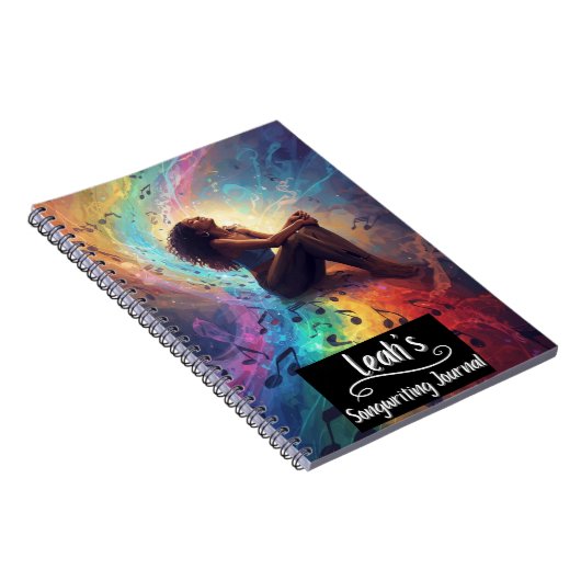 PERSONALIZED Rap Hip Hop Songwriting Journal (Côté Droit)