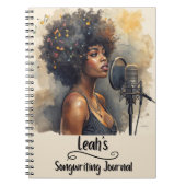 PERSONALIZED Rap Hip Hop Songwriting Journal (Devant)