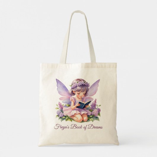 Personalized Reading Fairy Freya Tote Bag (Dos)