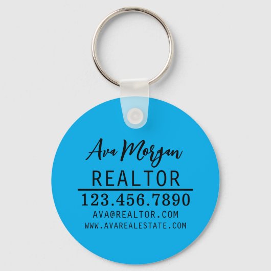 Personalized Real Estate Agent Gift Sleutelhanger (Voorkant)