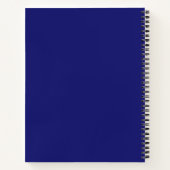 Personalized Recipe Journal (Indigo Blue & Gold) (Dos)