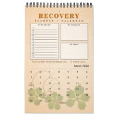PERSONALIZED Recovery Quote Progress Gift Planner Kalender (Mar 2026)