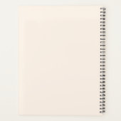 Personalized Red/Blue Stripe Hot Air Balloon Planner (Achterkant)