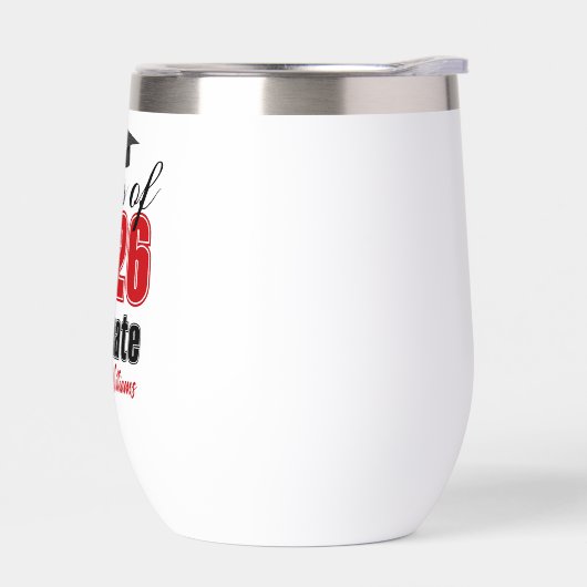 Personalized Red Class of 2026 Graduation (Gauche)