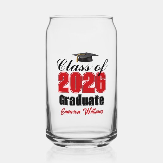 Personalized Red Class of 2026 Graduation (Recto)