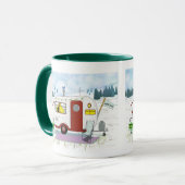 Personalized Red Trailer Mug (Devant gauche)