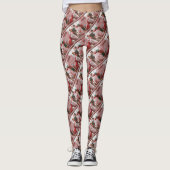 Personalized Repeating Photo Custom Leggings (Voorkant)
