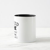 Personalized Retirement Jokes and Puns Mug (Centre)