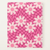 Personalized Retro Groovy Pink Daisy Flower Hippie (Dos)