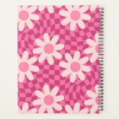 Personalized Retro Groovy Pink Daisy Flower Hippie (Dos)
