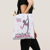 Personalized Rhythmic Gymnast Dream Big Tote Bag (De près)