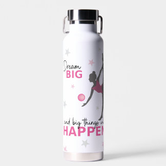Personalized Rhythmic Gymnast Dream Big Water Bott Waterfles