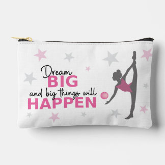 Personalized Rhythmic Gymnast Dream Big Zipper Pou Etui