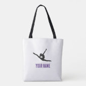 Personalized Rhythmic Gymnastics Coach Tote Bag (Dos)