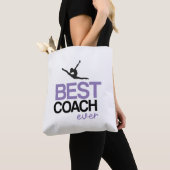 Personalized Rhythmic Gymnastics Coach Tote Bag (De près)