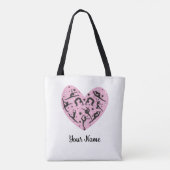 Personalized Rhythmic Gymnastics Tote Bag Pink (Dos)