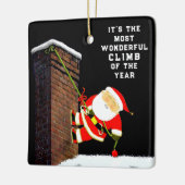 personalized rock klimbing gift keramisch ornament (Links)