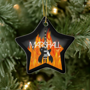 Personalized Rock Star Ornament