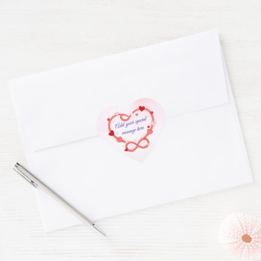 Personalized Romantic Valentine’s Day Sticker (Enveloppe)