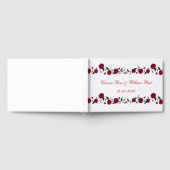 Personalized Rose Wedding Guestbook  (Complet)