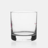 Personalized Ruby 40th Anniversary Keepsake Gift Whisky Glas (Links)