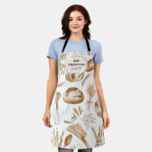Personalized Rustic Baking Business Schort (Gedragen)