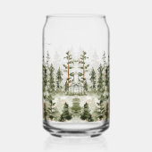 Personalized Rustic Watercolor Green Forest (Gauche)