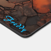 Personalized Rusty Cast Iron Image Desk Mat (Hoek)