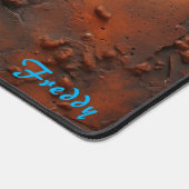 Personalized Rusty Cast Iron Image Desk Mat (Hoek)