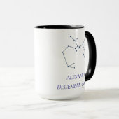 Personalized Sagittarius Constellation Mug - Custo (Devant droit)
