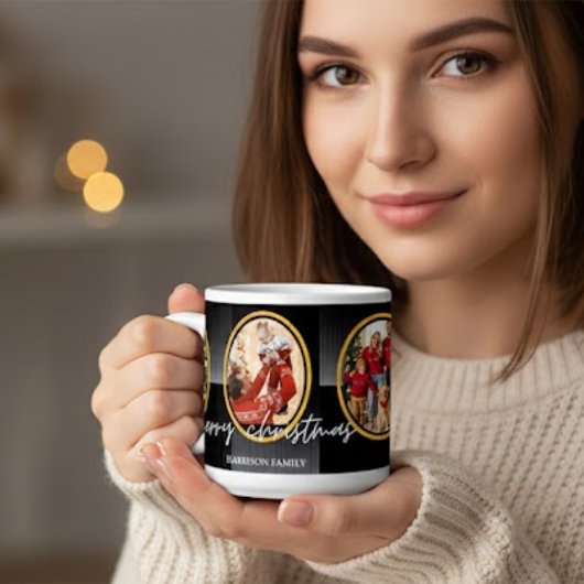 Personalized Santa Claus Christmas Mug Extra Grote Beker