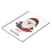 Personalized Santa notebook  Notitieboek (Linkerzijde)