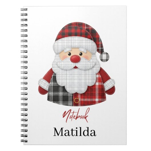 Personalized Santa notebook  Notitieboek (Voorkant)
