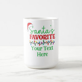 Personalized “Santa’s Favorite” Koffiemok