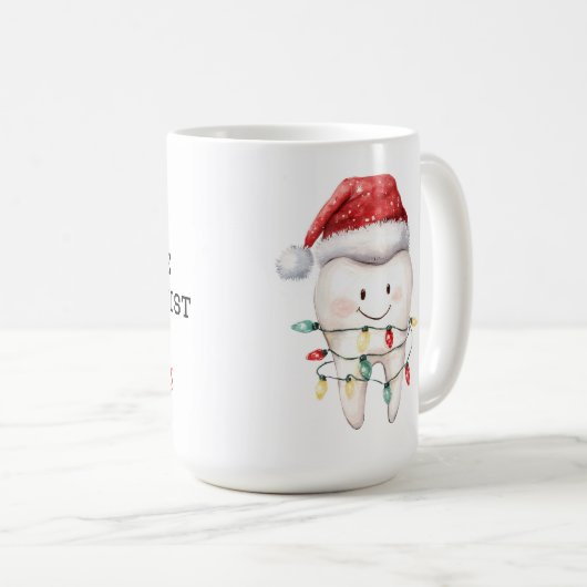 Personalized Santa's Favorite Orthodontist Mug (Devant droit)