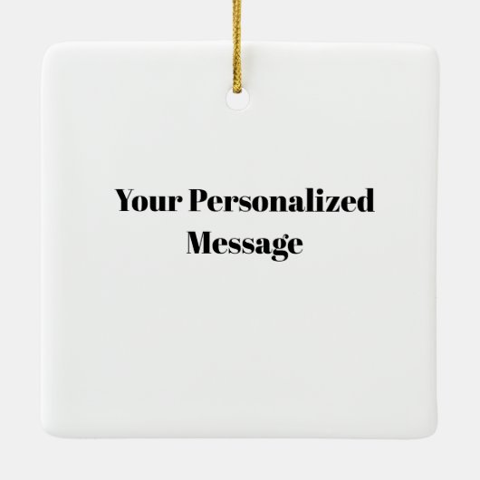 Personalized Santa's Strategy Session Keramisch Ornament (Achterkant)