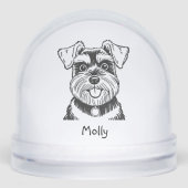 Personalized Schnauzer Dog Christmas (Avant)