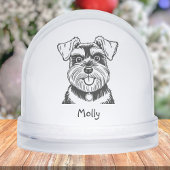 Personalized Schnauzer Dog Christmas