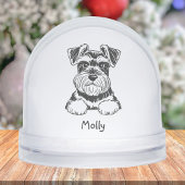 Personalized Schnauzer Dog Christmas