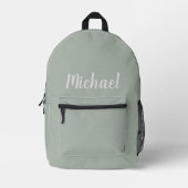 personalized school bags with names for children bedrukte rugzak (Voorkant)