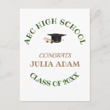 Personalized School College Graduation Celebration