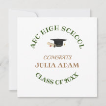 Personalized School College Graduation Celebration