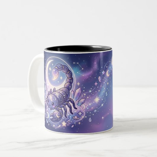 Personalized Scorpio Zodiac Mug (Devant gauche)